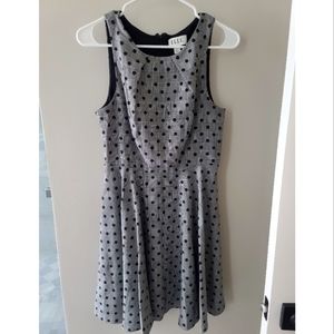 Polka dot cocktail dress